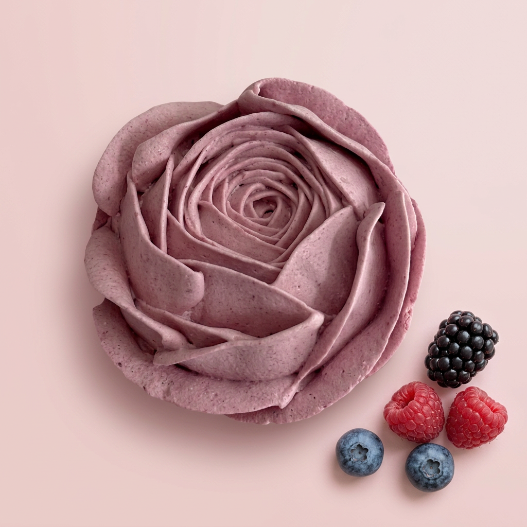 Flor de zefir sabor Frutos del bosque — Maripostres